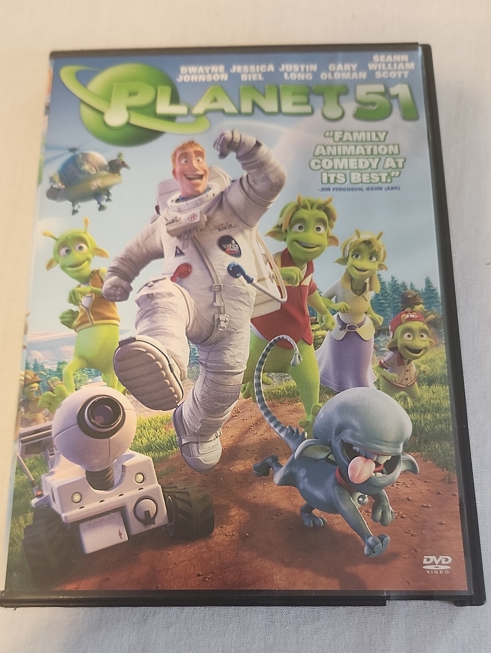 "Planet 51" DVD CD Family Fun Animation Comedy Starring Dwayne Johnson